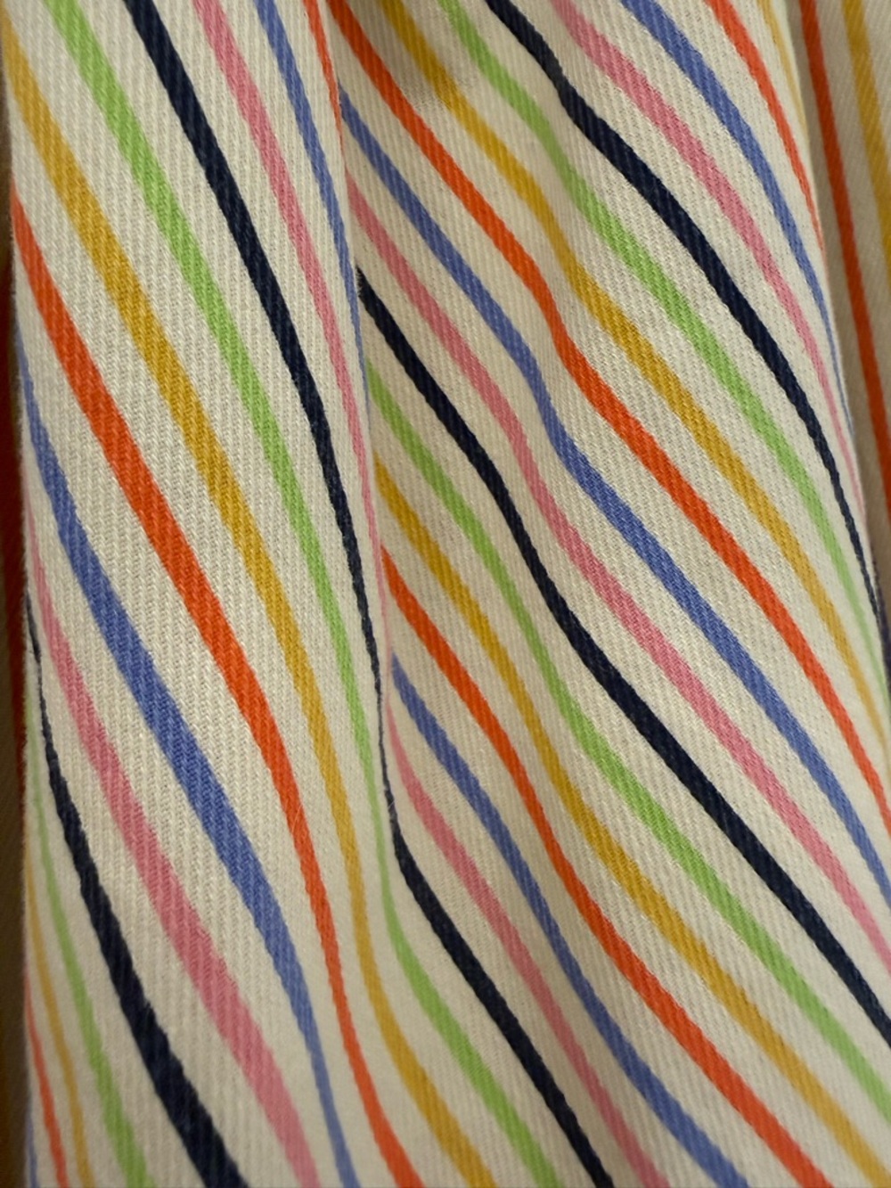 Pomander Place Cream Top with Multicolor Stripes - Picture 3 of 4